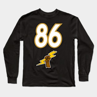 Putting Some Respect On The Steelers' All-Time Leading Wide Receiver Number 86 for Men! Long Sleeve T-Shirt